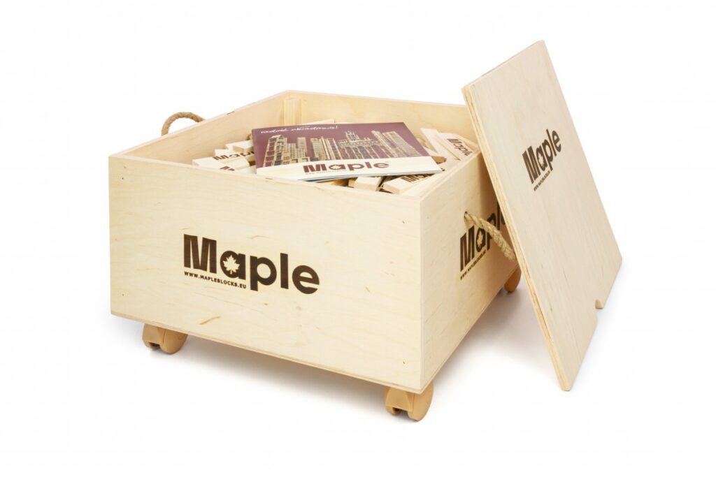 MAPLE Skrzynia 500 klocków