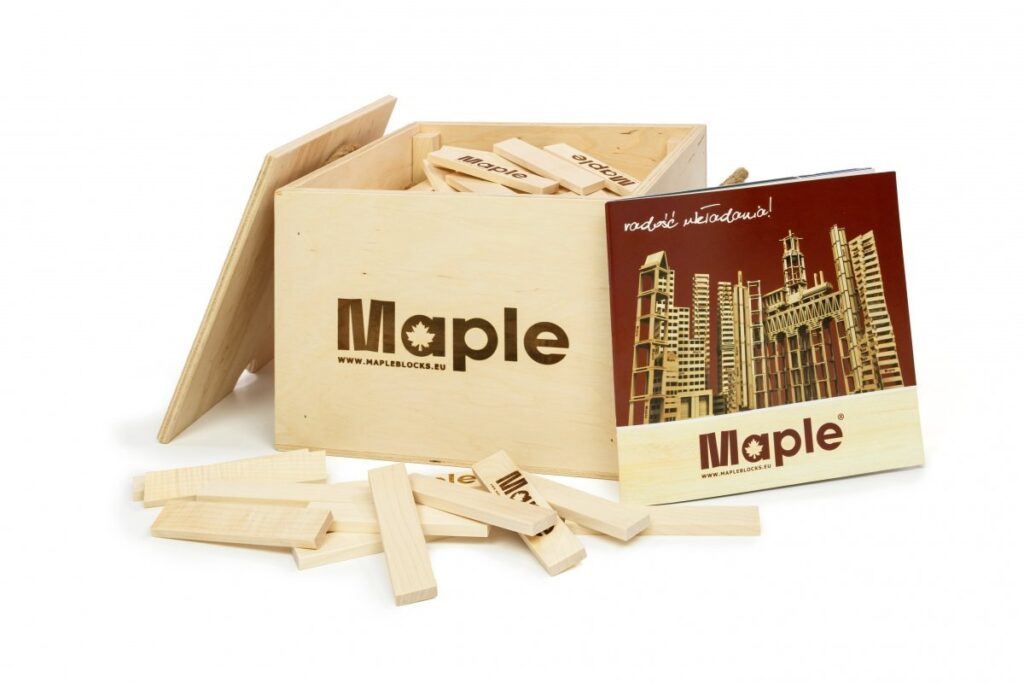 MAPLE Skrzynia 200 klocków