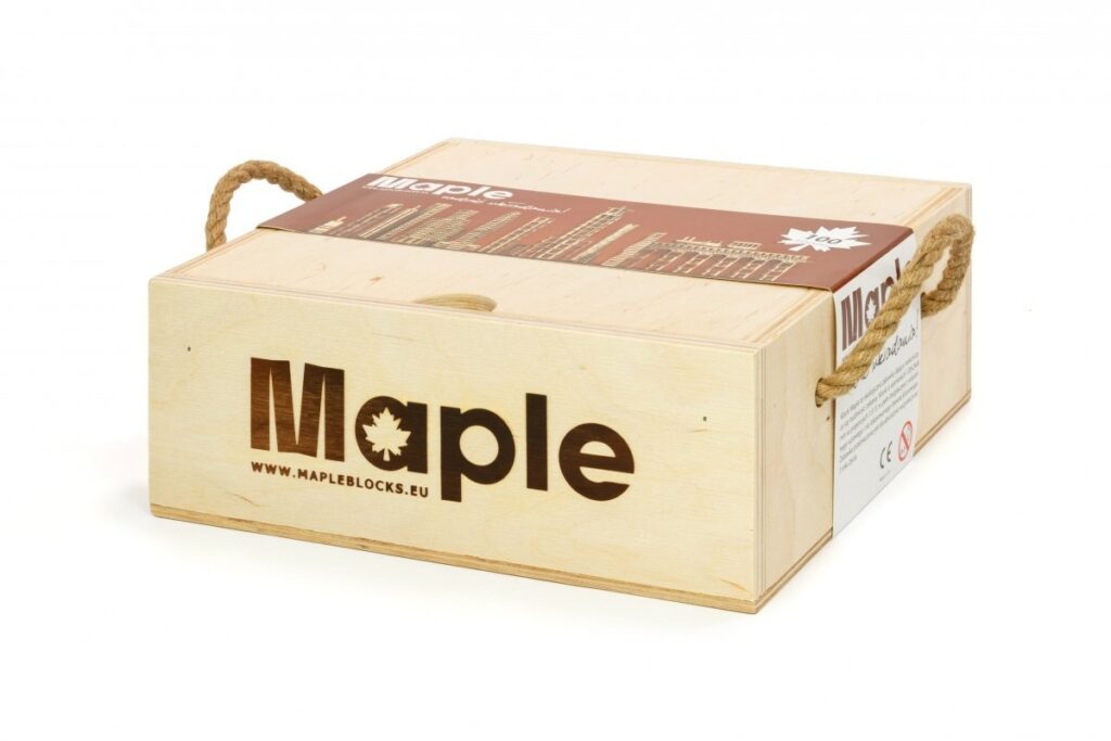 MAPLE Skrzynia 100 klocków