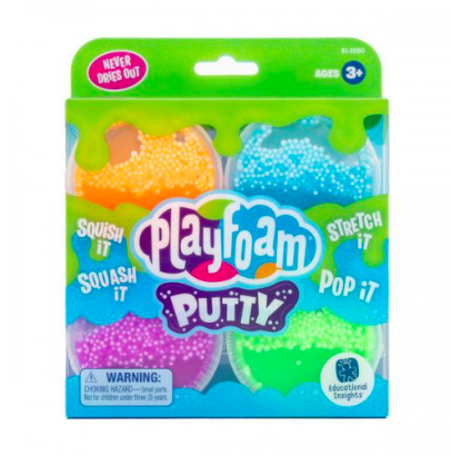 Playfoam, masa piankowa, putty, zestaw 4 kolorów