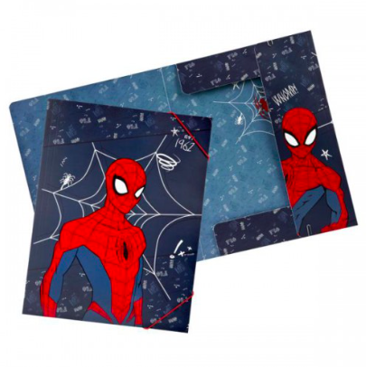 Teczka a4 zamykana na gumki, spiderman