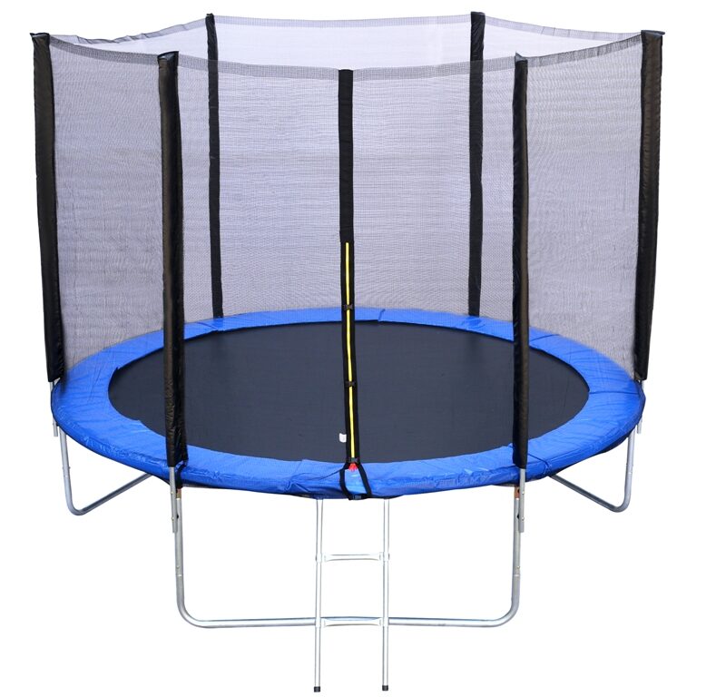 Trampolina Ogrodowa 8FT 252 cm siatka drabinka R-Sport