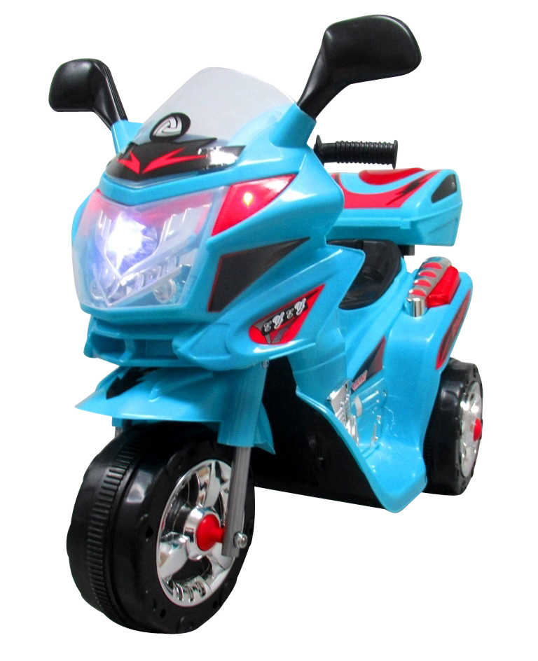 Motorek M6 niebieski, motorek na akumulator