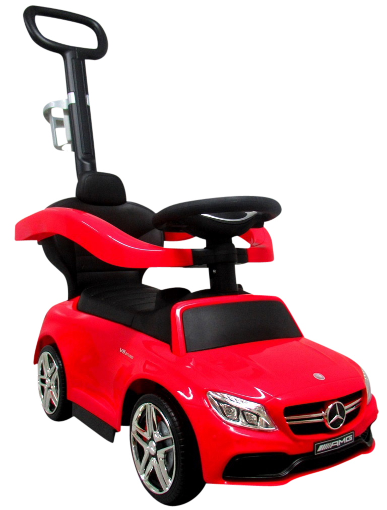 Pchacz Mercedes AMG c63 CZERWONY Jeździk, muzyka - obrazek 2