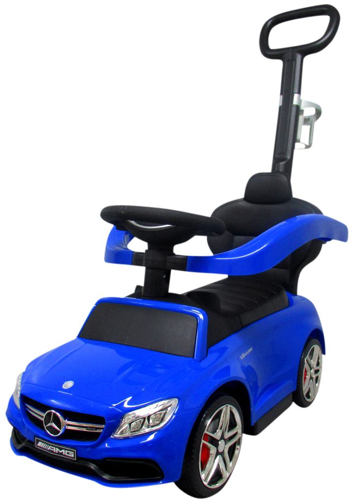 Pchacz Mercedes AMG c63 NIEBIESKI Jeździk, muzyka - obrazek 2