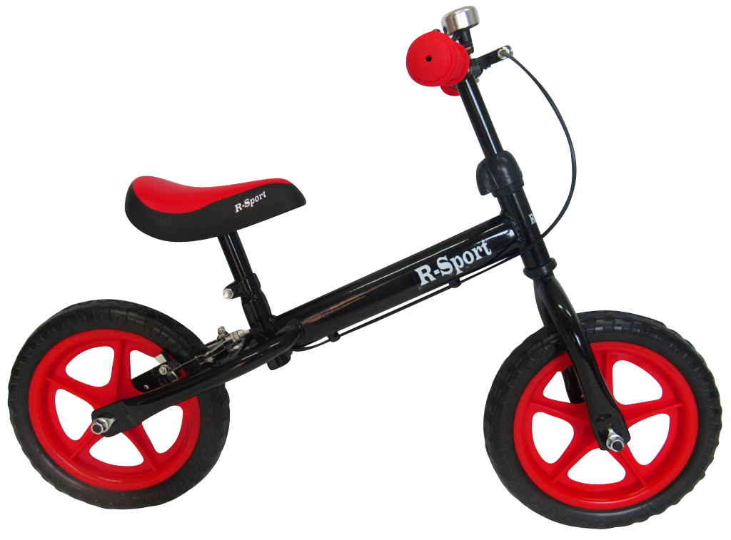 Rowerek biegowy czerwono-czarny R4 R-Sport Koła EVA 12''