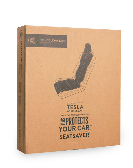 Mata ochronna pod fotelik do samochodu Tesla - beżowa Prince Lionheart - obrazek 9