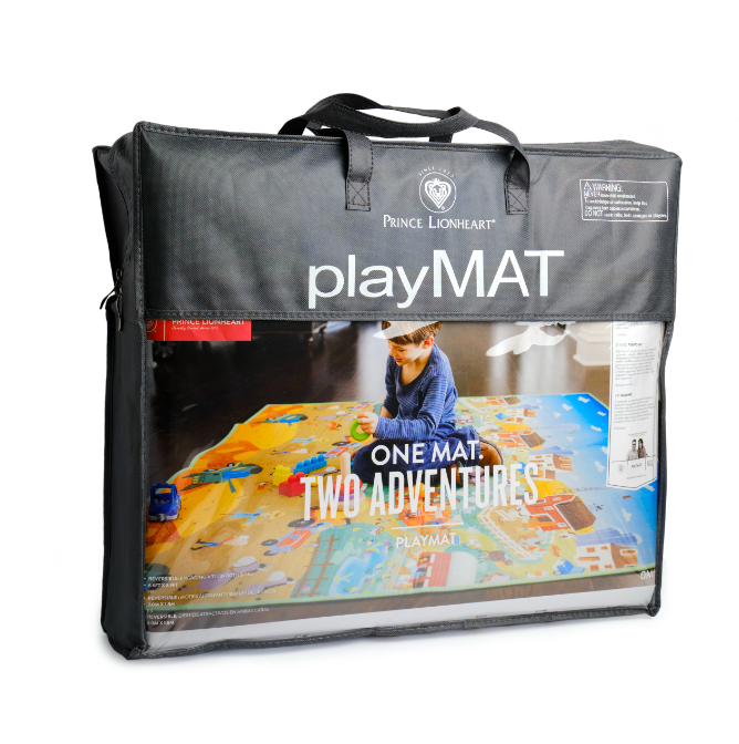 Mata piankowa dwustronna 176 x 198 ABC/Miasto - Prince Lionheart - obrazek 5