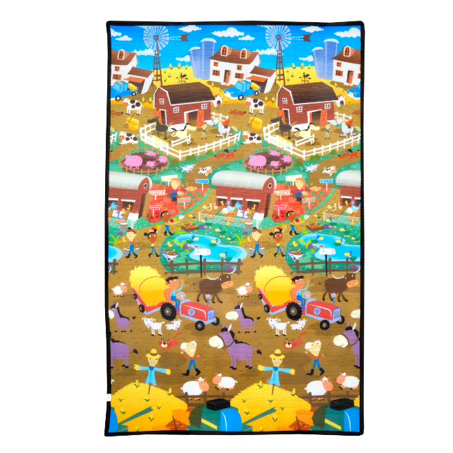 Mata piankowa dwustronna 176 x 198 Farma/Miasto - Prince Lionheart - obrazek 4