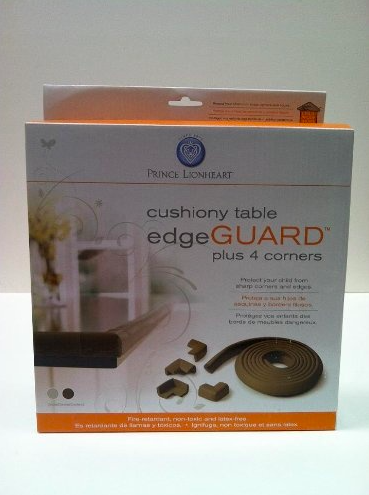 Osłona krawędzi stołu i narożników, brązowa - Prince Lionheart - obrazek 3