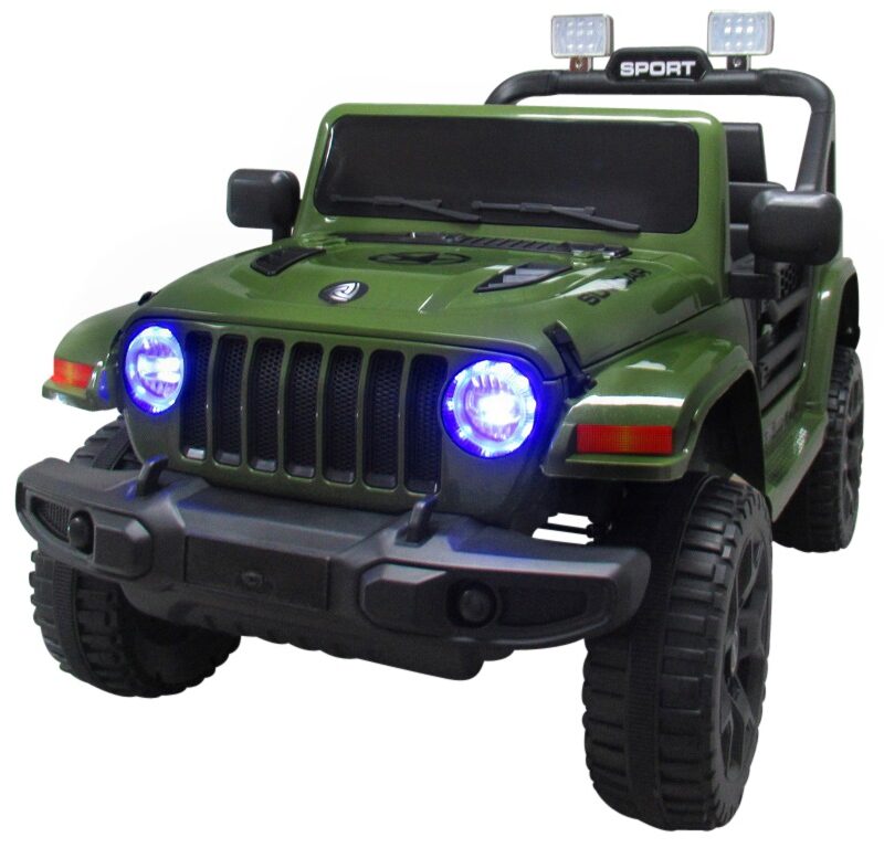 Duży Jeep X10 zielony, 2 silniki BUJAK