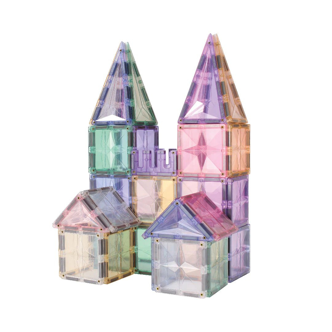 Cleverclixx - Klocki magnetyczne Large Creative Pack Pastel - 125 el. - obrazek 2