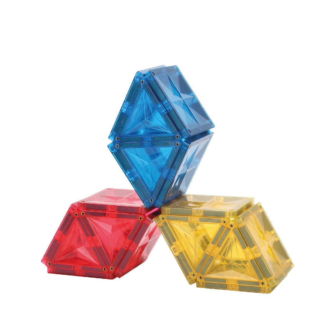 Cleverclixx - Klocki magnetyczne Original Intense Pack - 60 el. - obrazek 4