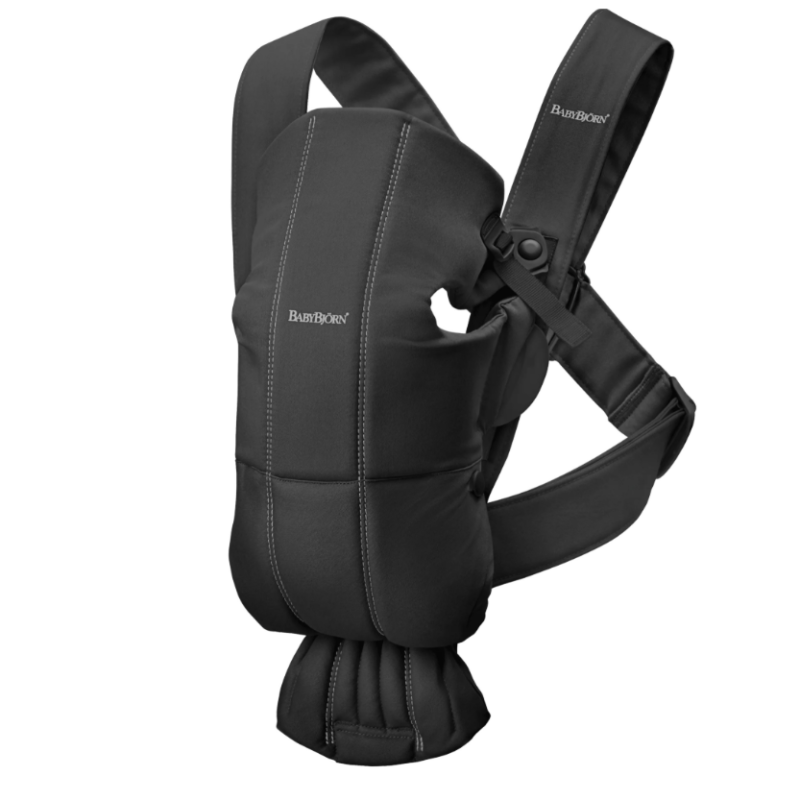 BABYBJORN MINI Woven – nosidełko, Czarny