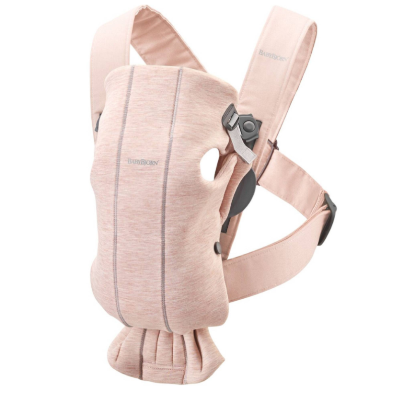 BABYBJORN MINI 3D Jersey – nosidełko, Jasny róż