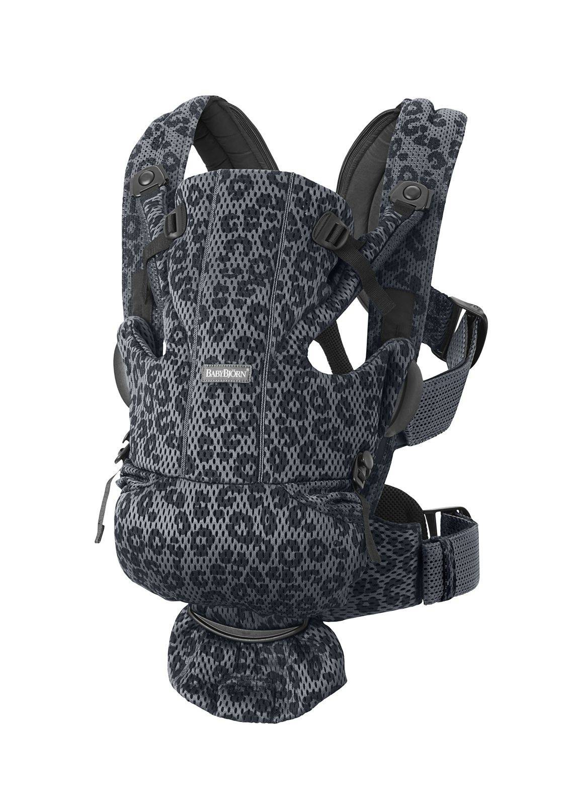 BABYBJORN MOVE 3D Mesh - nosidełko, Antracyt/Leopard - obrazek 2