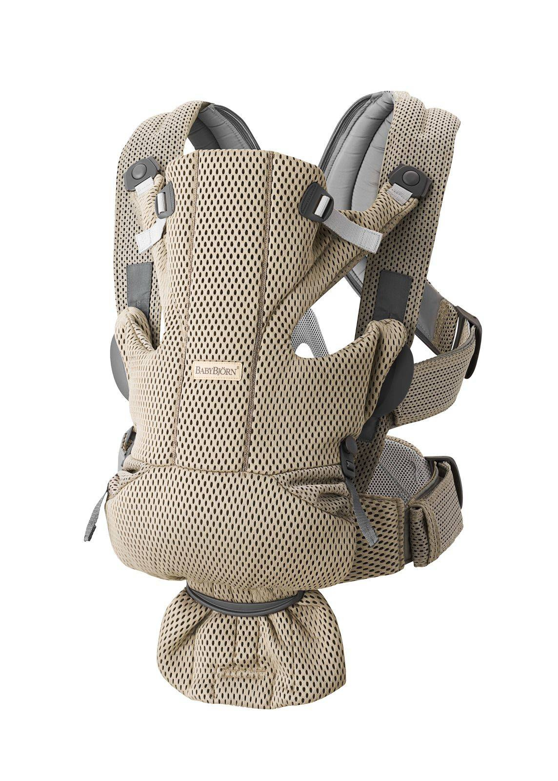 BABYBJORN MOVE 3D Mesh - nosidełko, Szary Beż - obrazek 2