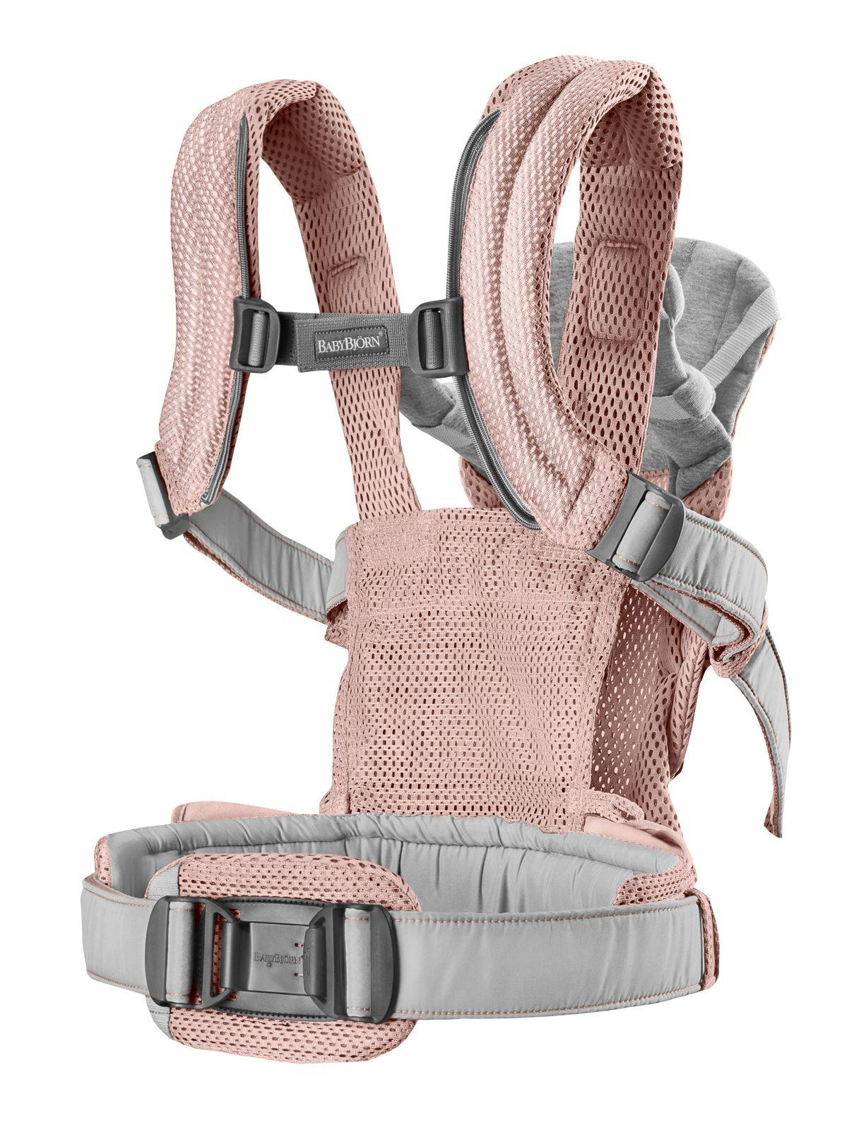 BABYBJORN - nosidełko Harmony 3D Mesh, Zgaszony Róż - obrazek 3