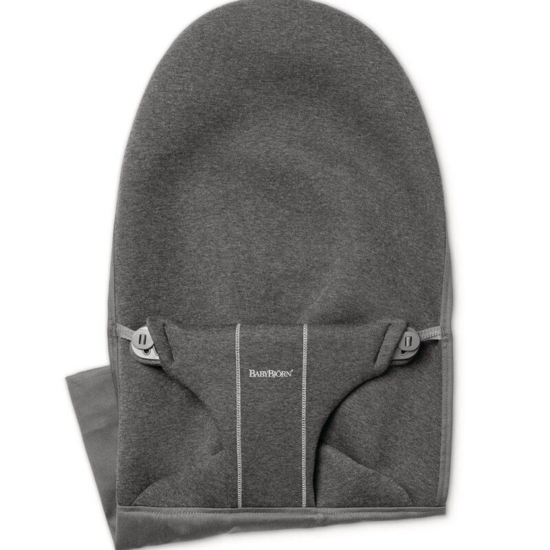 BABYBJORN - poszycie do leżaczka Balance Bliss Ciemny szary, 3D Jersey