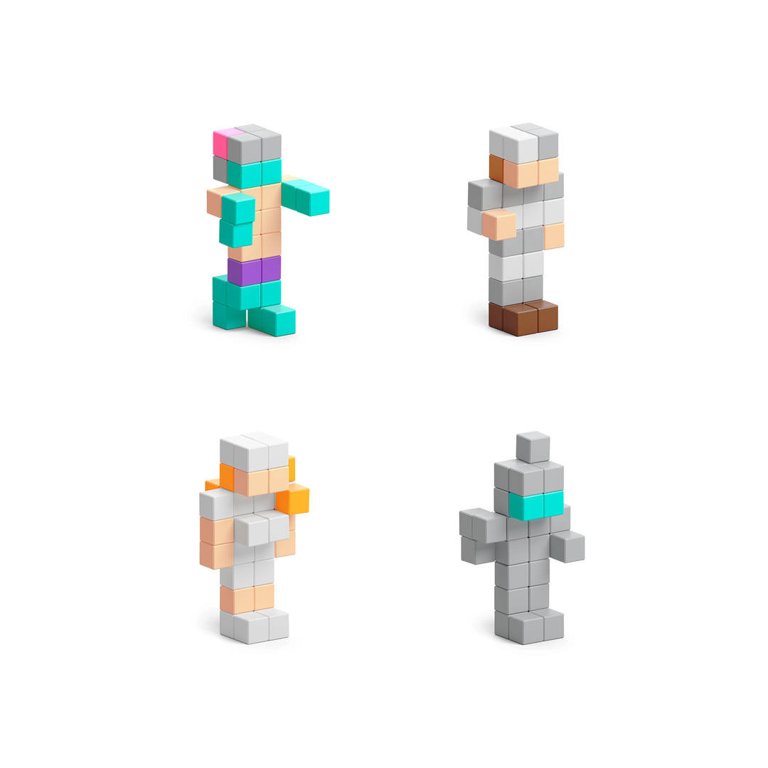 Klocki Pixio Mini Figures 2 | Surprise Series | Pixio - obrazek 4