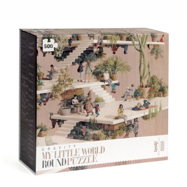 Puzzle dla dzieci, okrągłe, Grawitacja| Londji