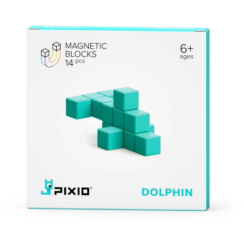 Klocki Pixio Turquose Dolphin 14 | Color Series | Pixio