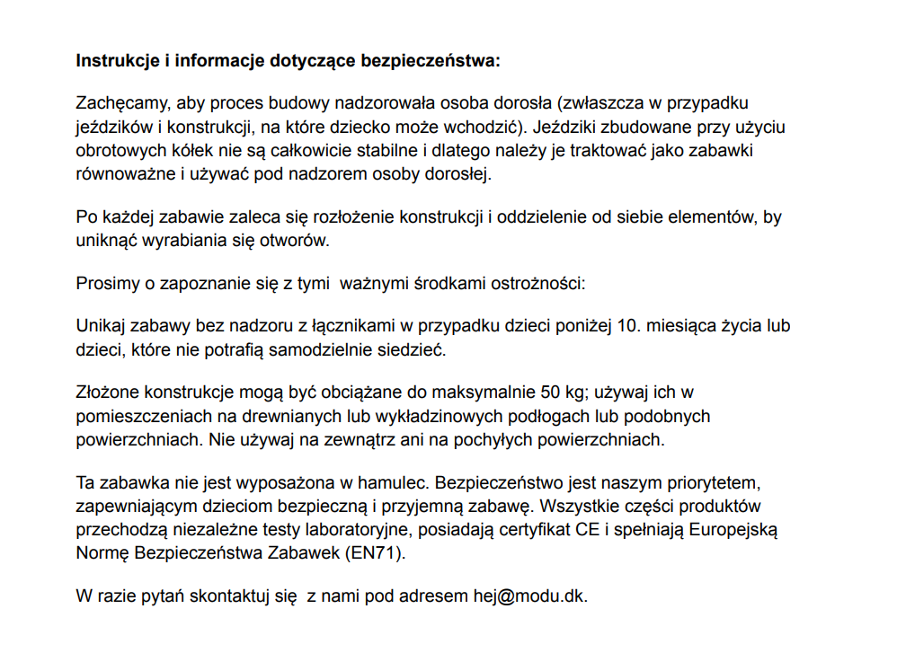MODU - 5 kołków - grzechotek, wielokolorowe - obrazek 6