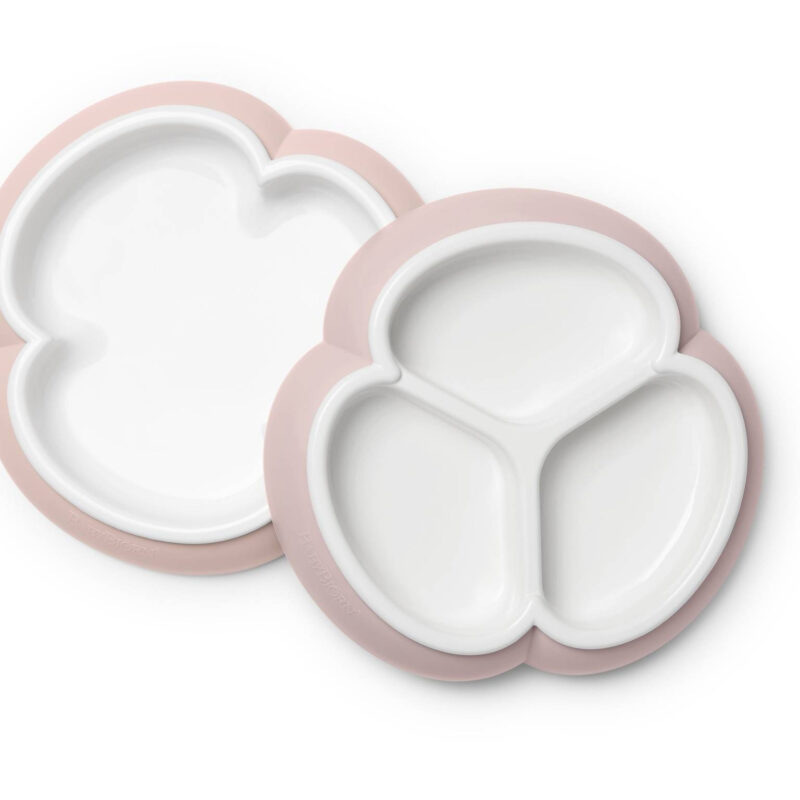 BABYBJORN - zestaw talerzy - Powder Pink