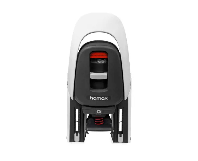 Hamax - Fotelik rowerowy Caress montowany na bagażniku - White/mint - obrazek 3
