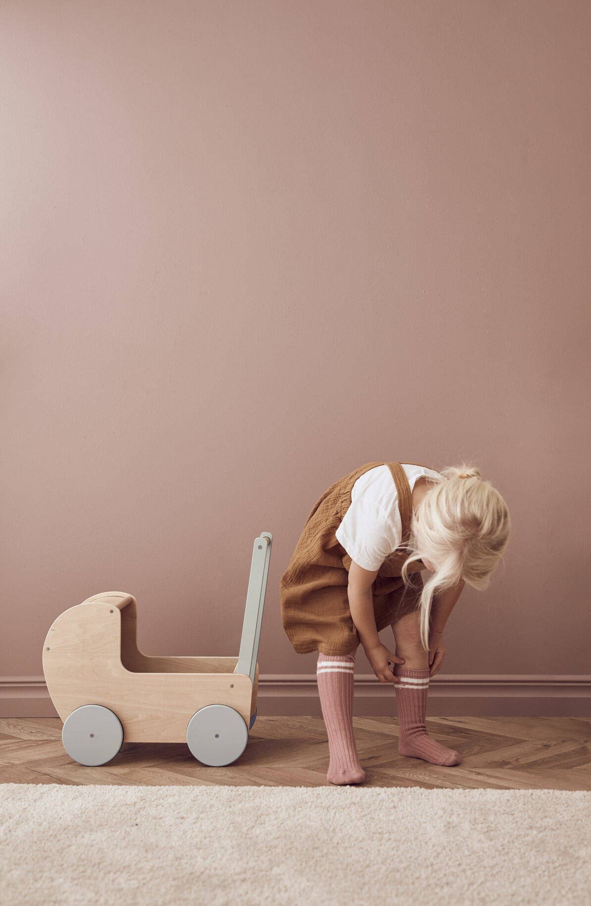 Kid's Concept - Wózek dla lalek natural KID'S HUB - obrazek 2