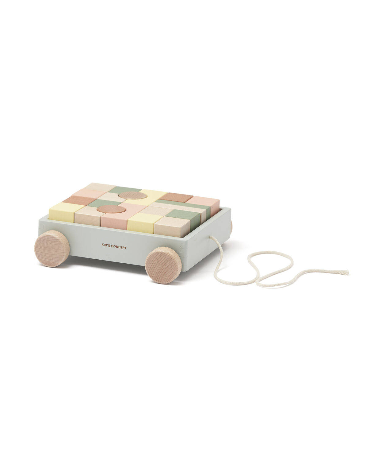 Kid's Concept - Wózek z klockami EDVIN - obrazek 2