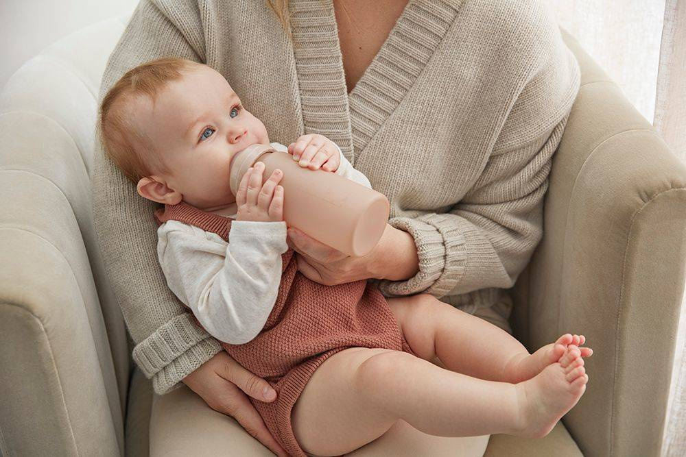 Elodie Details - szklana butelka do karmienia - Pure Khaki - obrazek 2