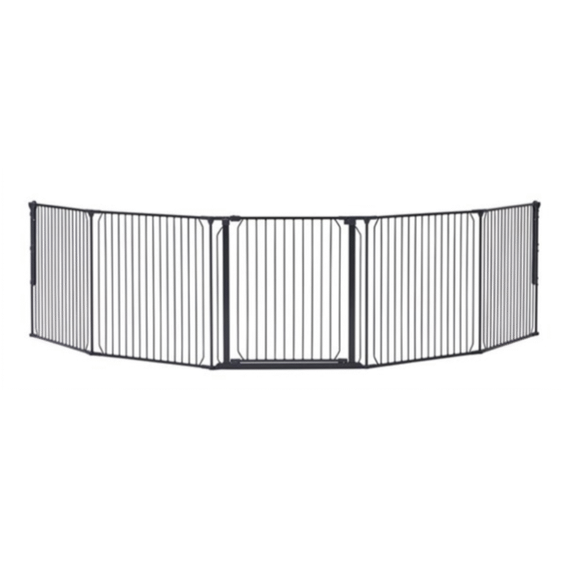 BabyDan - Bramka ochronna zewnętrzna Carl Wide XXX, czarna