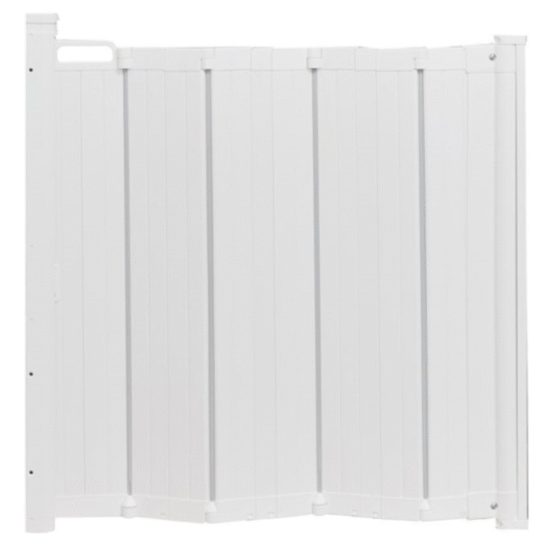 BabyDan Bramka ochronna ALMA, składana automatycznie, white