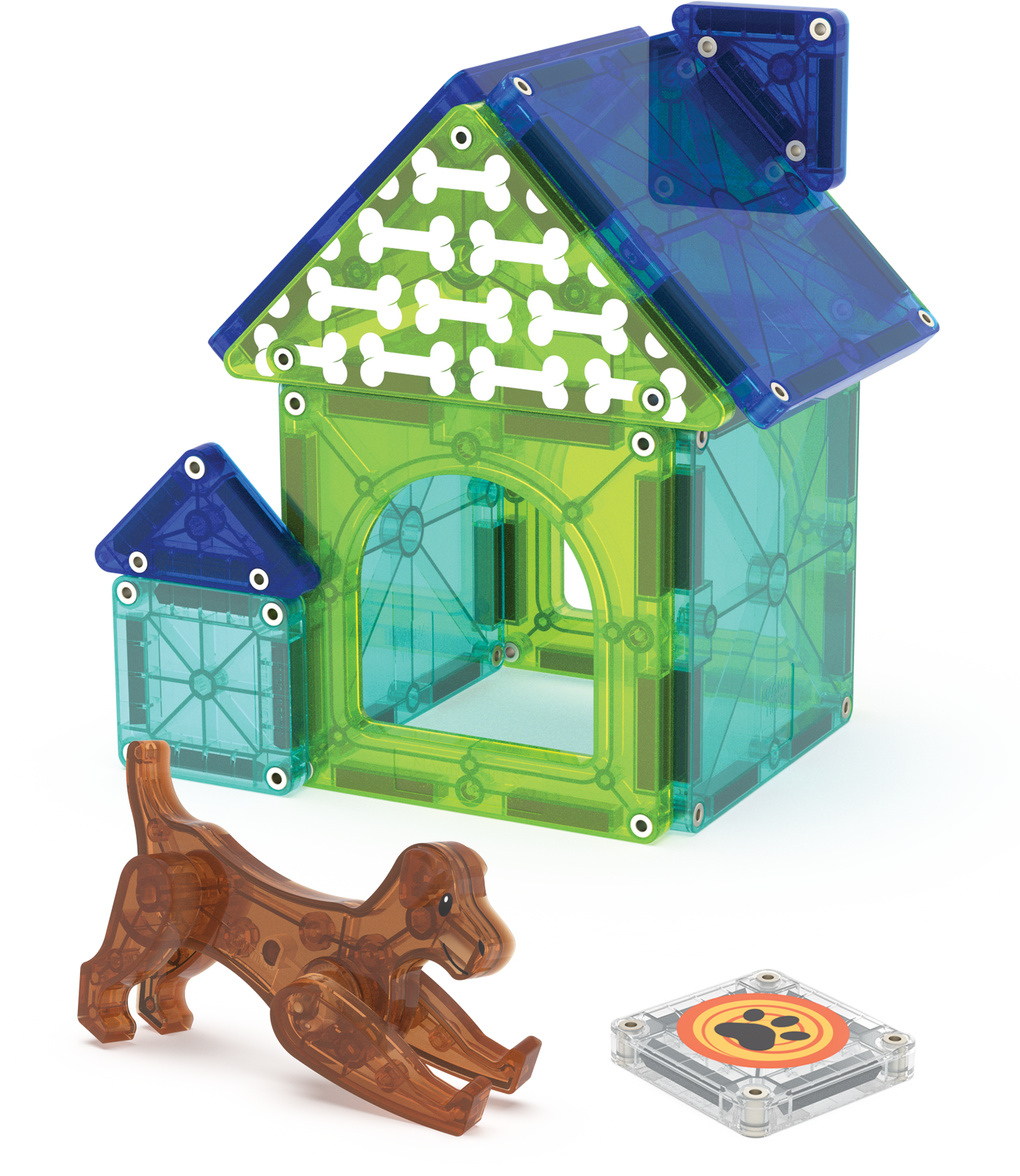 MAGNA-TILES® Klocki Magnetyczne Dog House 13 el. - obrazek 2