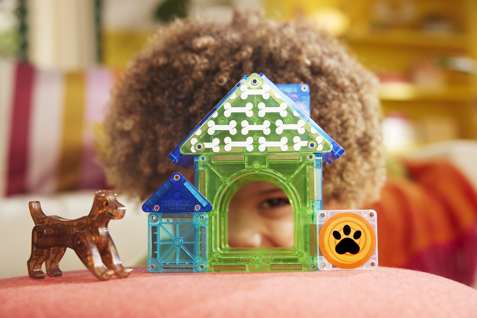 MAGNA-TILES® Klocki Magnetyczne Dog House 13 el. - obrazek 4