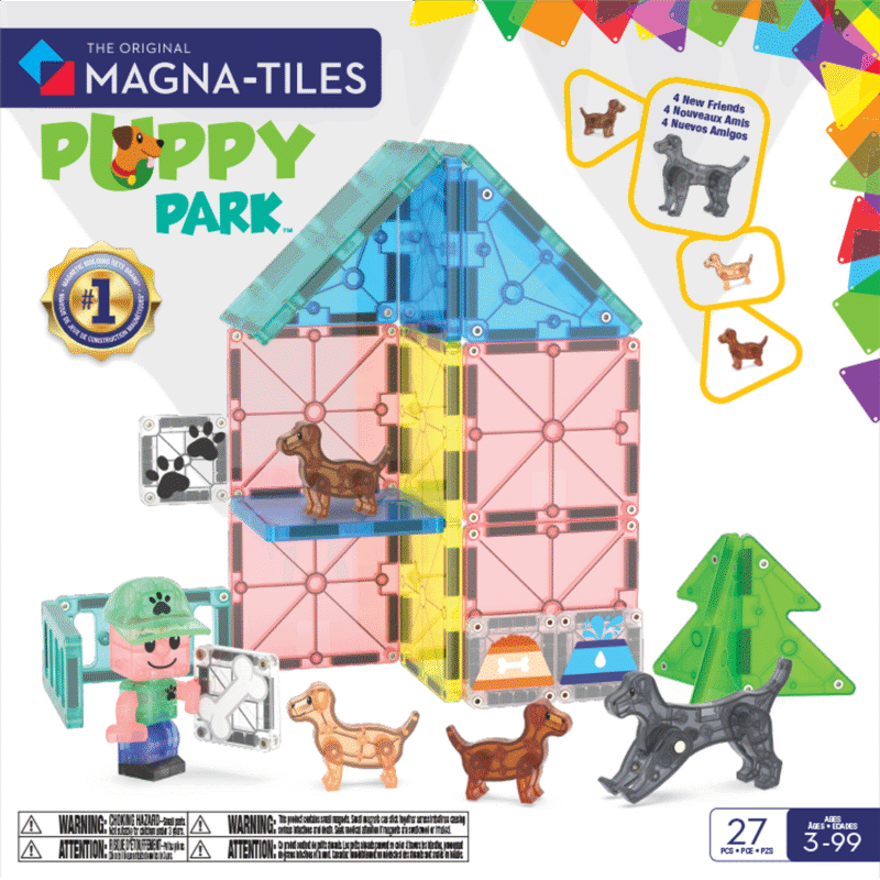 MAGNA-TILES® Klocki Magnetyczne Puppy Park 27 el.