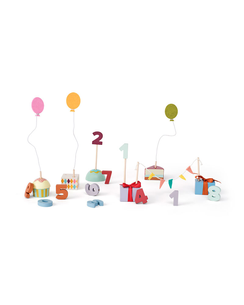 Kid's Concept - Drewniane dekoracje urodzinowe KID'S HUB