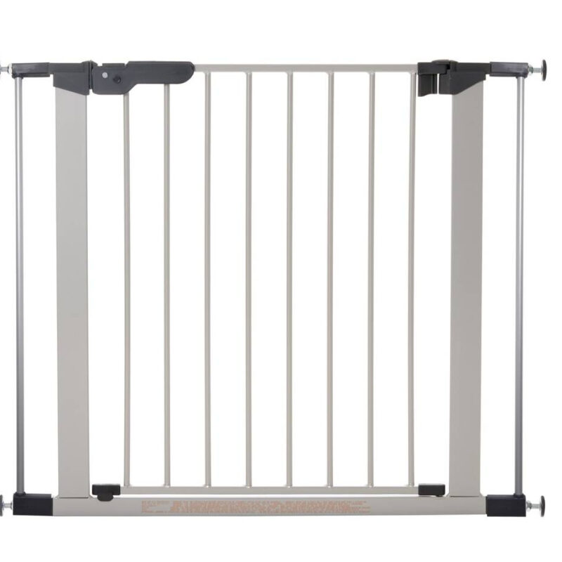 Baby Dan - Bramka ochronna PREMIER + rozszerzenia, srebrny