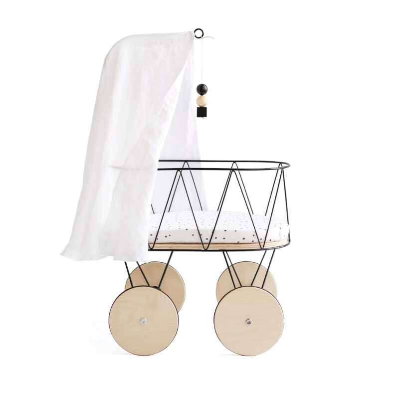 Baldachim do artystycznego wózka dla lalek zabawka zabawa lalkami ooh noo