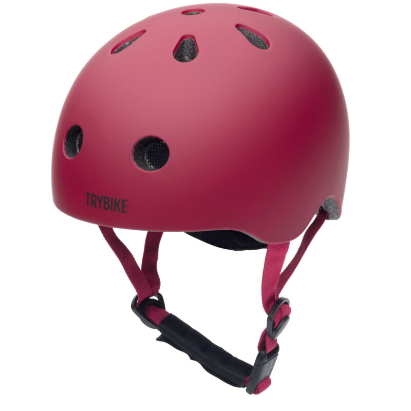 Kask dziecięcy na rower rolki deskorolkę hulajnogę czerwony XS Trybike
