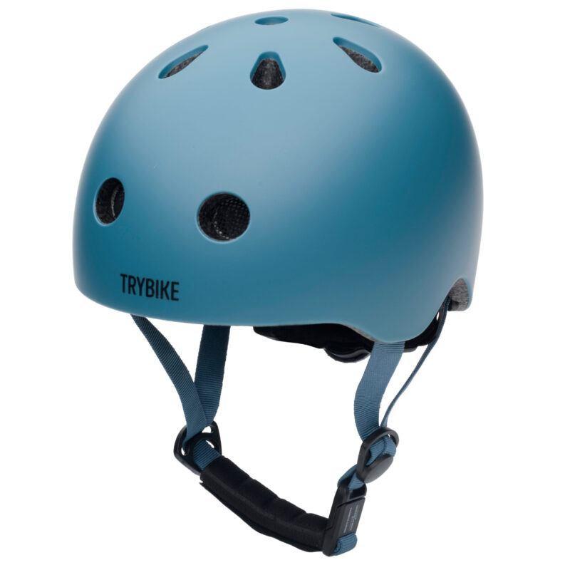 Kask dziecięcy na rower rolki deskorolkę hulajnogę niebieski XS Trybike