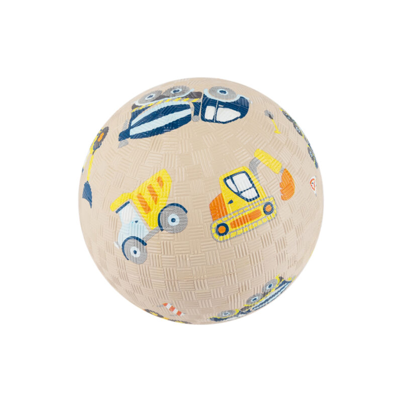 Gumowa piłka do zabawy Samochody 12 cm zabawka rozwojowa dla dzieci sigikid