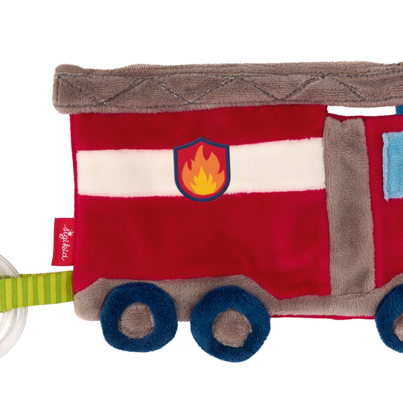 Przytulanka komforter Straż Pożarna szeleścik grzechotka dla dzieci sigikid