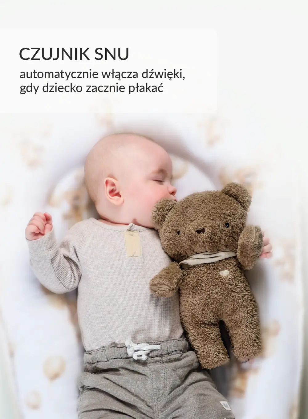 MISIEK SZUMISIE 7W1 APP BRĄZOWY Miś Szumiś lampka timer Z APLIKACJĄ - obrazek 3