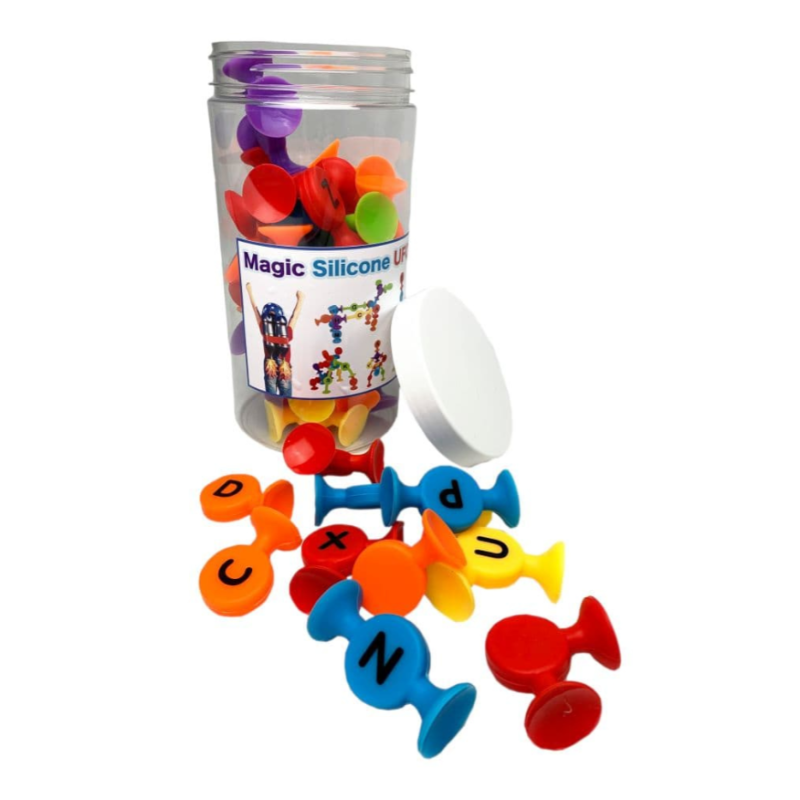 Klocki silikonowe UFO 40 el.