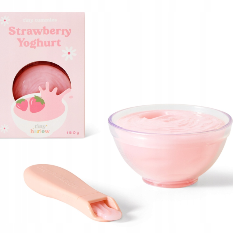 Tiny Harlow, Magiczna miseczka i łyżeczka, Jogurt Truskawkowy