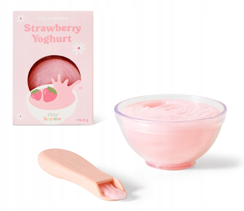Tiny Harlow, Magiczna miseczka i łyżeczka, Jogurt Truskawkowy