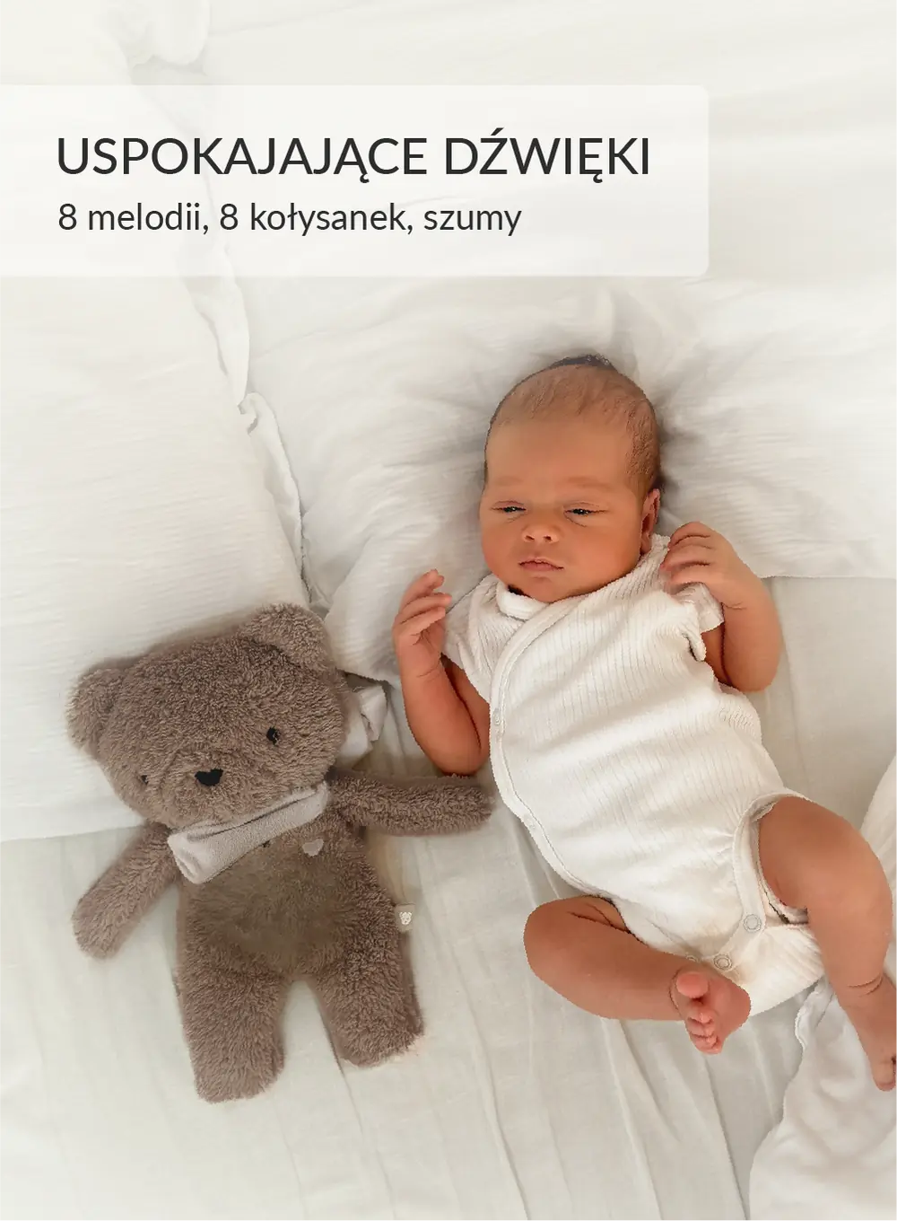 MISIEK SZUMISIE 7W1 APP BRĄZOWY Miś Szumiś lampka timer Z APLIKACJĄ - obrazek 6