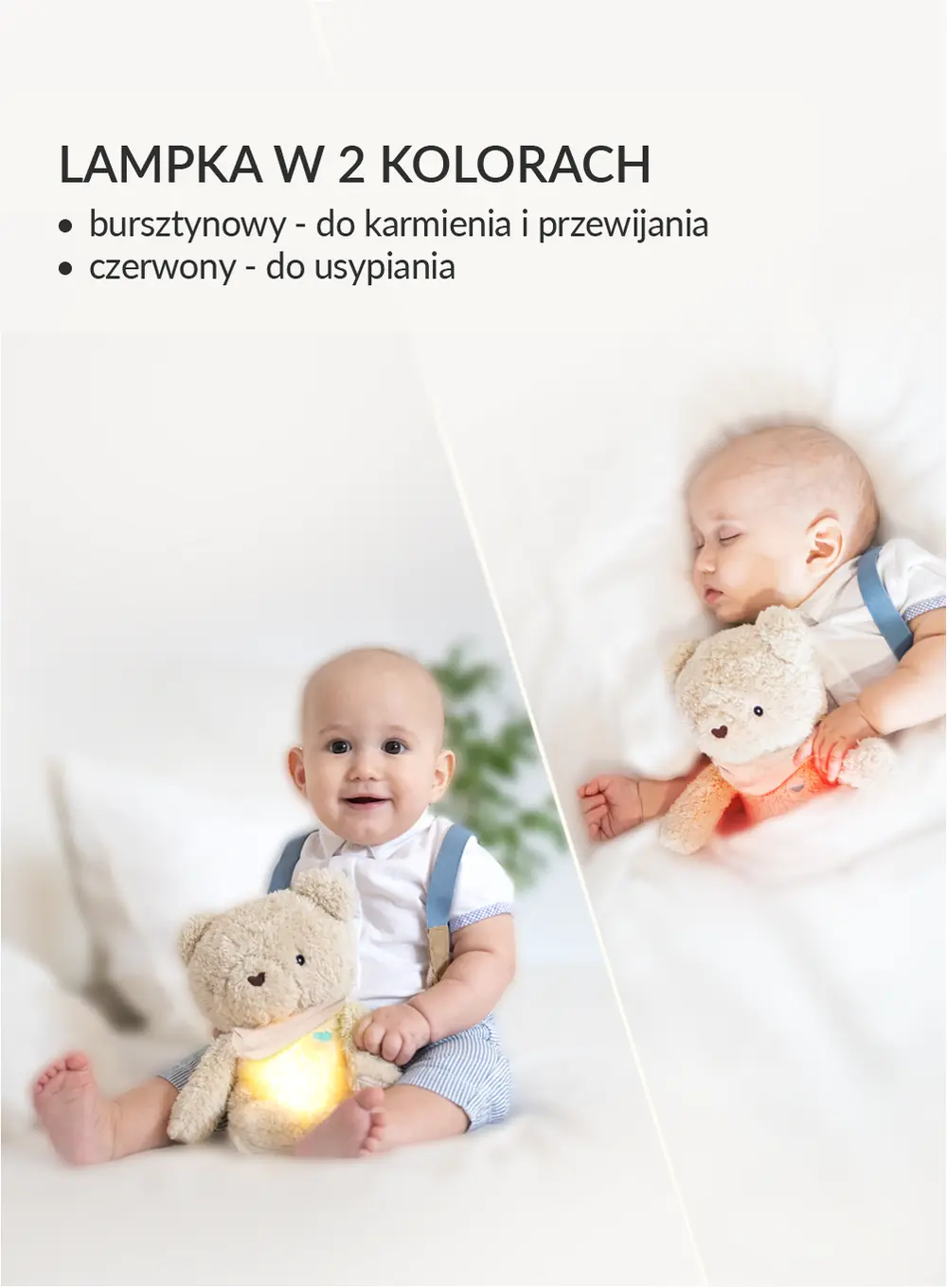 MISIEK SZUMISIE 7W1 APP BEŻOWY Miś Szumiś lampka timer Z APLIKACJĄ - obrazek 4